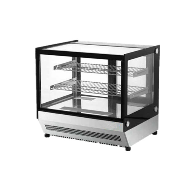 Table Top Glass Door Dessert Display Showcase