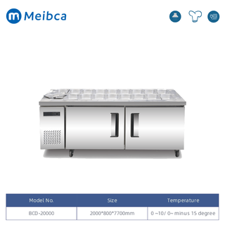 Commercial Stainless Steel Kitchen Undercounter Freezer