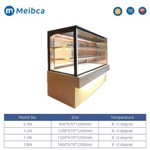 Commercial Cake Shop Back sliding Door Showcase Fridge 