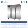 6 Doors Vertical Upright Commercial Kitchen Freezer