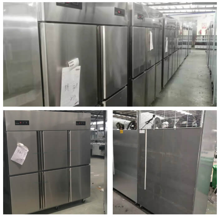 6 Doors Commercial Upright Display Fridge For Sale
